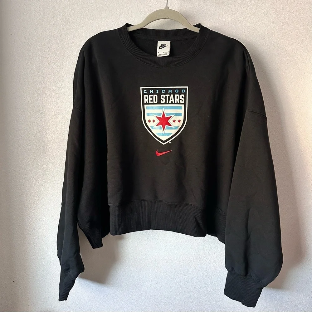 Nike Chicago Red Stars Oversized Fit Crewneck Sweatshirt Women’s M NWSL Soccer
